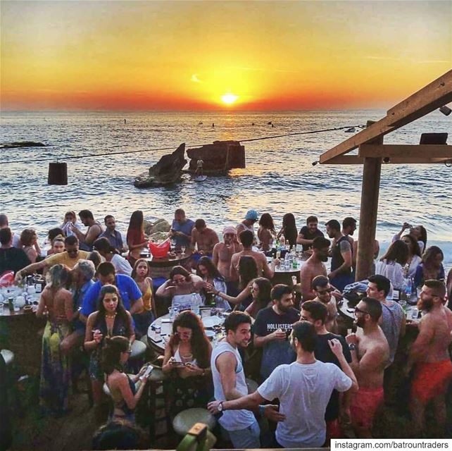  batroun  thoum  البترون_سفرة  sunset  beach  sea  mediterraneansea ... (Pierre & Friends)