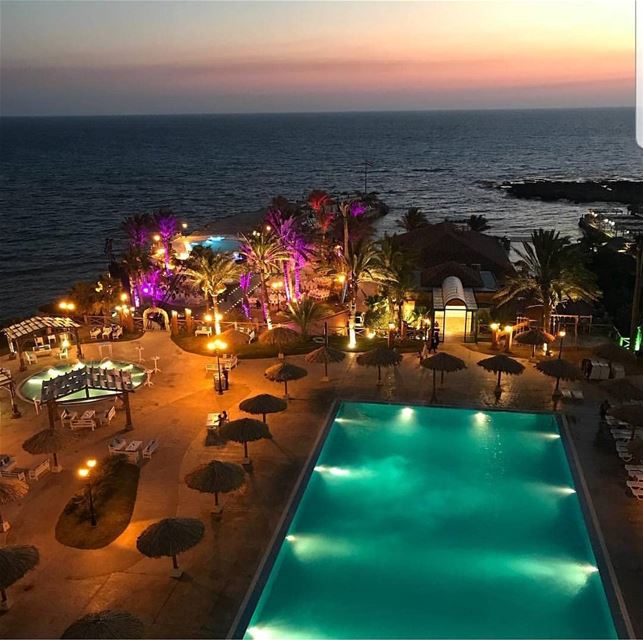  batroun  البترون_سفرة  sunset  sea  mediterraneansea  batrounbeach ... (Sawary Resort & Hotel-Batroun)