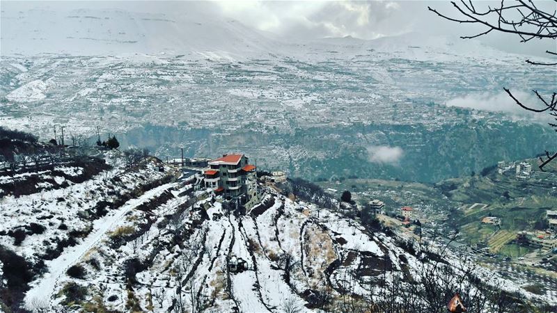 Bcharri today ❄❄❄  Lebanon  Lebanese   Hasroun  Bsharri  village   Bcharri... (Bcharri, Liban-Nord, Lebanon)