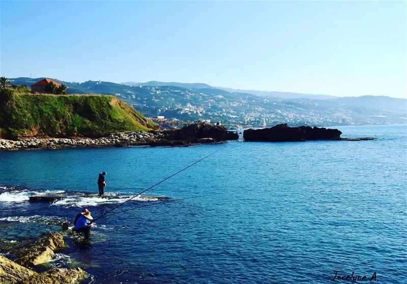 " Be patient good things take time " mylebanon  beautiful  beach  blue ... (Byblos - Jbeil)