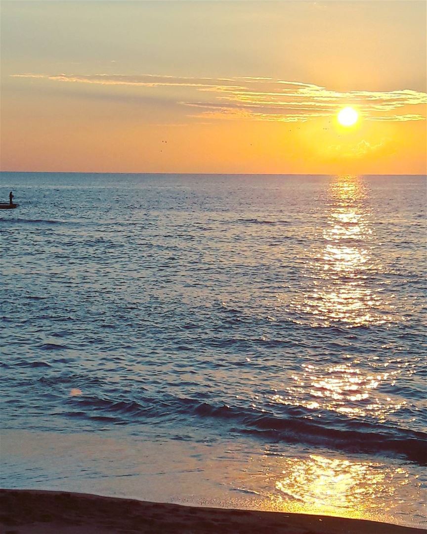 🌅 Beach   Island  Waves   Tripoli  TripoliLB  Beautiful   Sunset  ... (Kornich El-Mina)