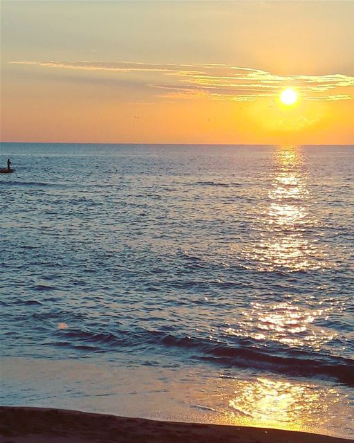 🌅 Beach   Island  Waves   Tripoli  TripoliLB  Beautiful   Sunset  ... (Kornich El-Mina)