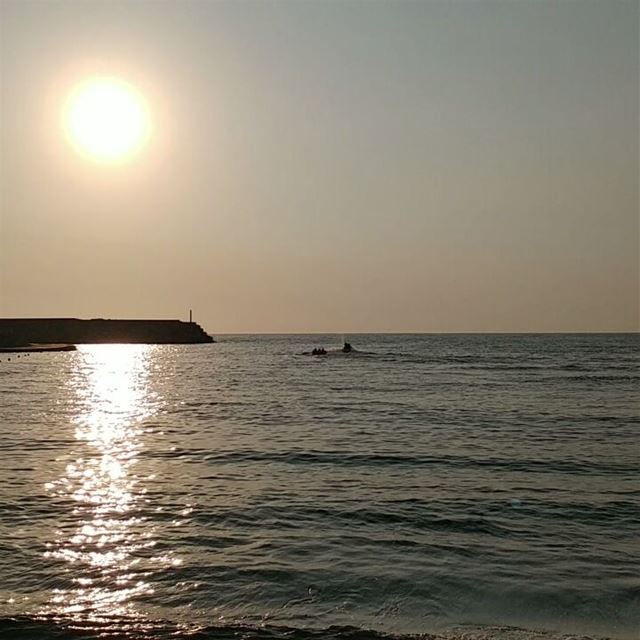 Beach life in Lebanon on a quiet day.  beaches  Lebanon  sand  swimming ... (Jiyeh Marina Resort)