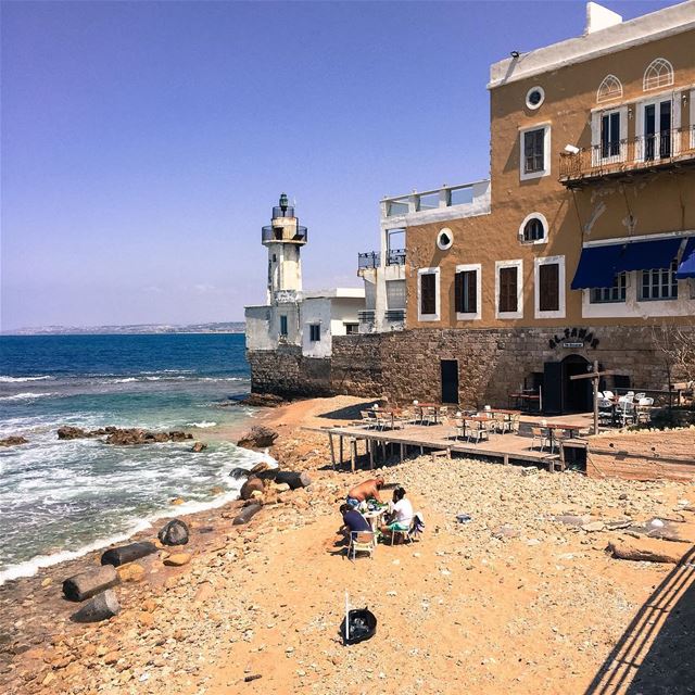 🏖 Beach please ✋🏻 Lebanon  whatsuplebanon  instagram  lebanon_hdr ... (Al Fanar Restaurant)