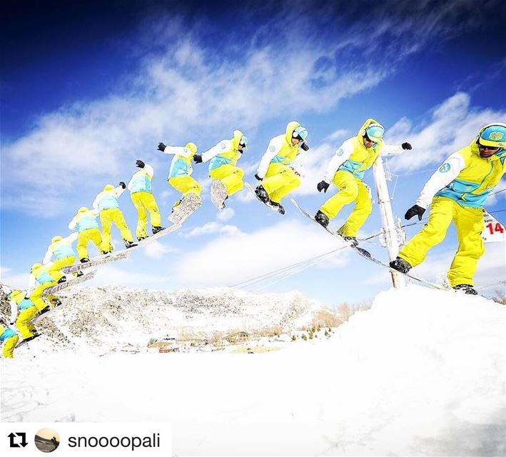 Beast mode in burst mode 🙌🏽🙌🏽🙌🏽 .. beastmode  burstmode ... (Mzaar Kfardebian Ski Resort)