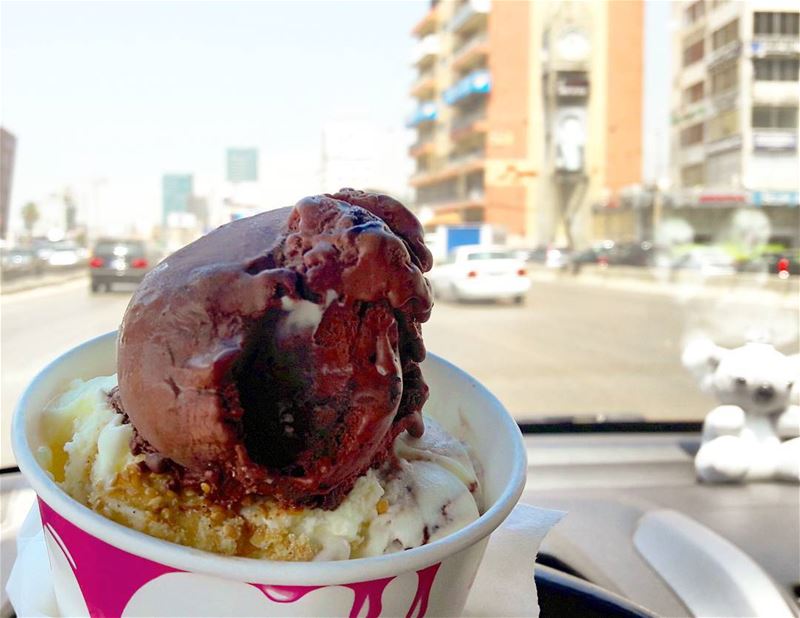 Beating the hot weather with ICECREAM! SiBon  Icecream  BestSolution ... (Beirut, Lebanon)