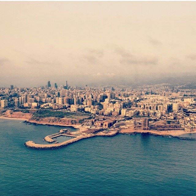 Beautiful beirut from the airplane... Always 1 in our ❤ lebanon