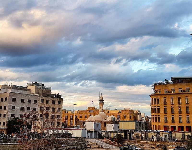 Beautiful beirut❤❤❤ sky  clouds  snapshot  downtownbeirut  photography ... (Downtown, Beirut, Lebanon)