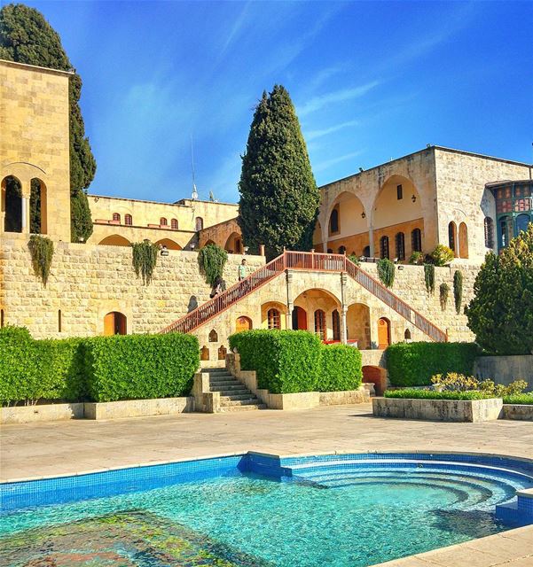 Beautiful castle - Meer Amin  lebanon  nature  naturelovers  natureporn ... (Beit Ed-Deen, Mont-Liban, Lebanon)