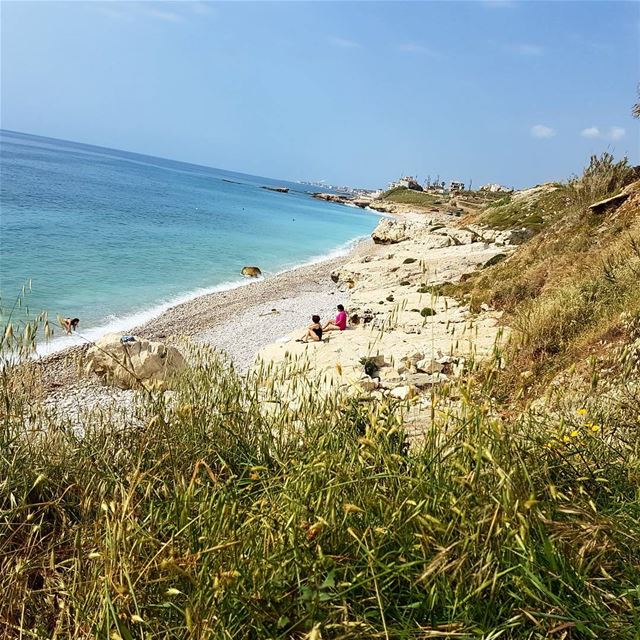 Beautiful day by the sea ! When you understand the beauty of this hectic... (Kfarabida Batroun)