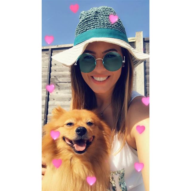 Beautiful day☀️With my happy dog Rocky❤️  art oilpainting fineart...