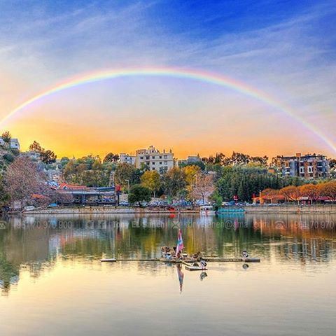 Beautiful  lebanon 😍💚🌲By: @tonyelsaneh_photography ... (Lac de Bnachii)