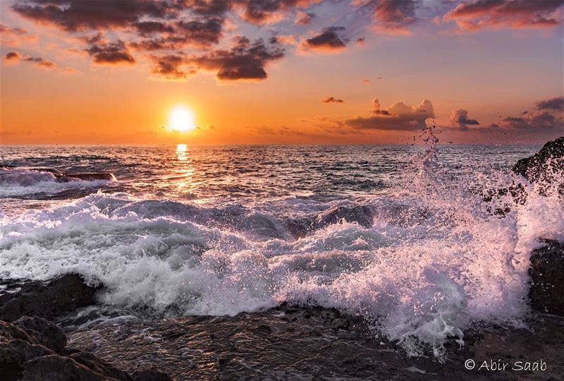 Beautiful Mysterious Wild and Free..  lebanon  tabarja  sunset  beach ... (Tabarja)