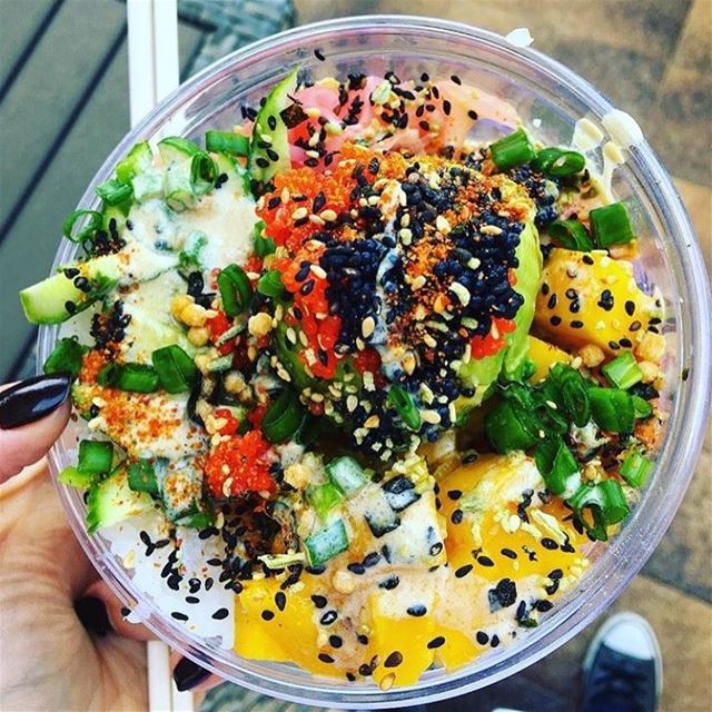 Beautiful on the outside and sooo Tasty on the inside 💦😍💦 Pick a Poke -... (Beirut, Lebanon)
