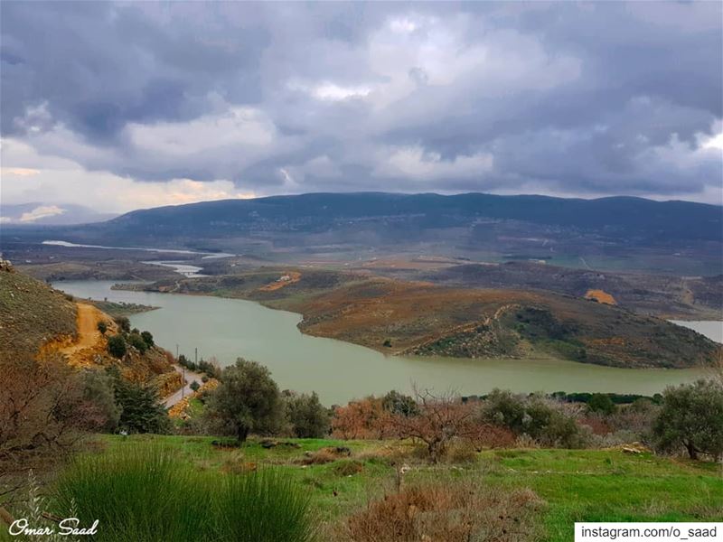 Beautiful  qaraoun  river  lake  landscapephotography west beqaa  lebanon... (El Qaraoun, Béqaa, Lebanon)