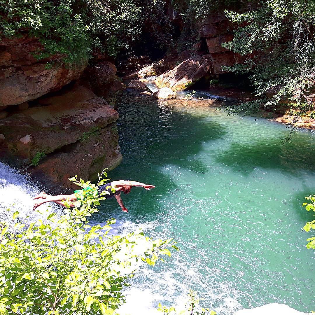 Beautiful reserve water nature from the chouf district lebanon...