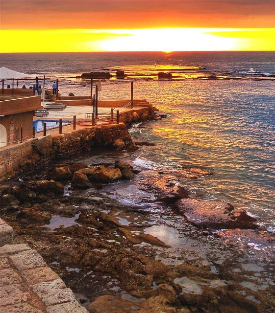 Beautiful Sunset - Byblos lebanon  nature  naturelovers  natural ... (Byblos, Lebanon)