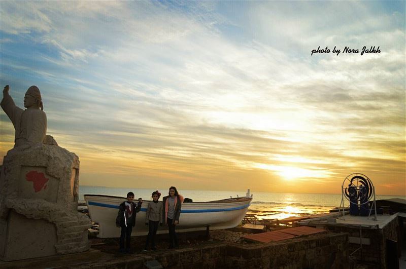 Beautiful sunset ❤❤ byblos  livelovebyblos  jbeil  livelovelebanon...