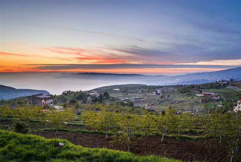 .Beautiful sunset colors | Tarchich, Lebanon. Good night dear friends and... (Tarchich)