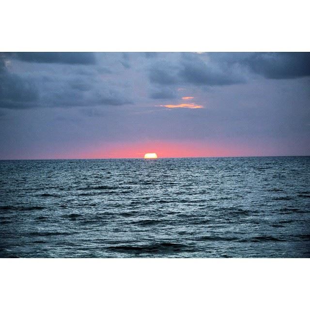  beautiful  sunset from  ramletelbayda  Beirut ...