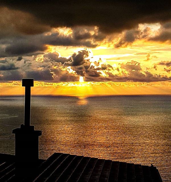 Beautiful sunset in Jounieh, Lebanon.. mycountrylebanon mylebanon...