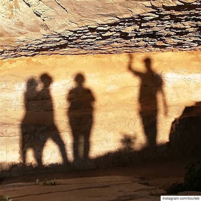 Beautiful sunset on niha fortress : when shadows are just like Phoenician... (Niha Fortress - قلعة نيحا)