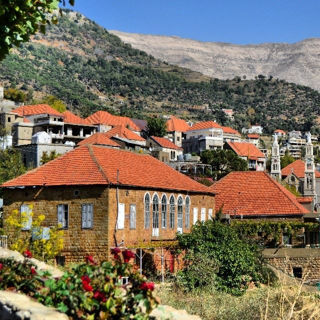 Beautiful village. BaskintaShot taken by me. (  proudlylebanese  green ...