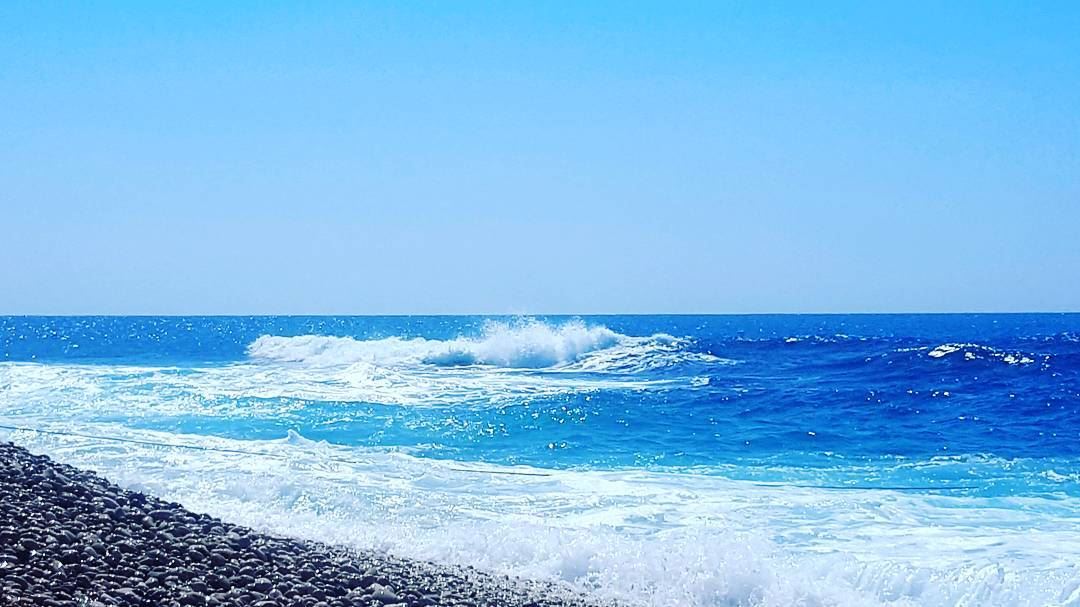 Beautifull blue  summerfun  livelovelife  livelovelebanon❤️  beachlovers ... (Seascape Batroun)