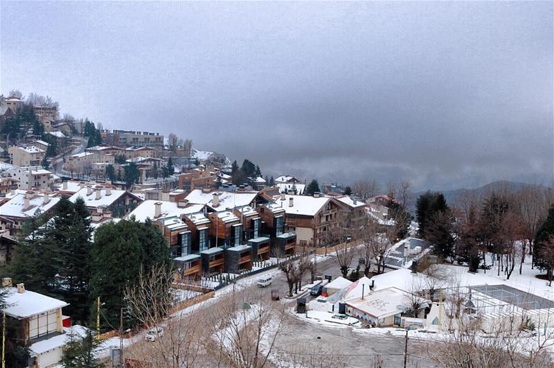 Beautifully Cold 💙❄️💙.......... lebanon  lebanon_hdr ... (Mzaar Kfardebian)