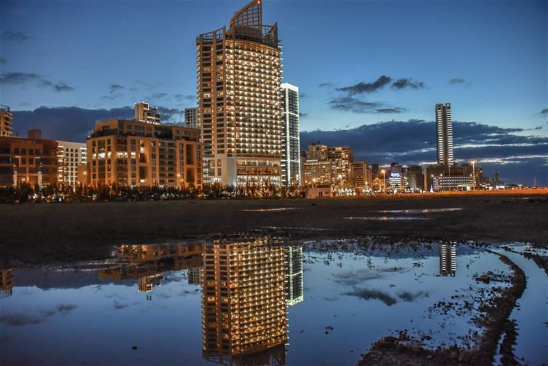  beauty in reflection @fsbeirut ..... lebanontraveler  livelovebeirut...