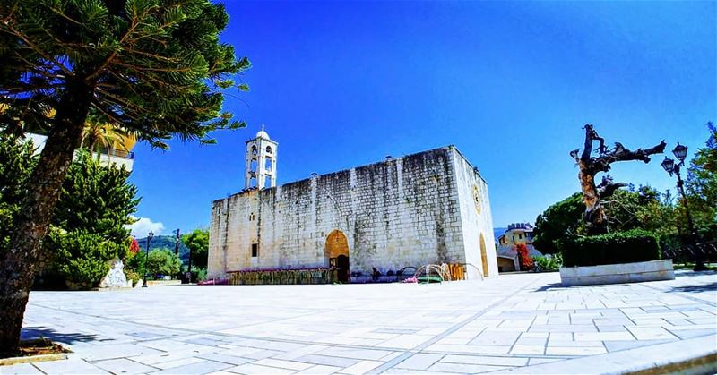  beauty... lebanon  livelovelebanon  old  church  christians  bluesky ...