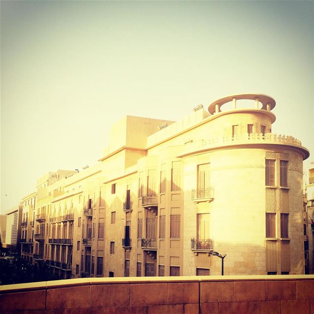  Beauty of  architecture in  downtown  Beirut  building  stone  windows ...