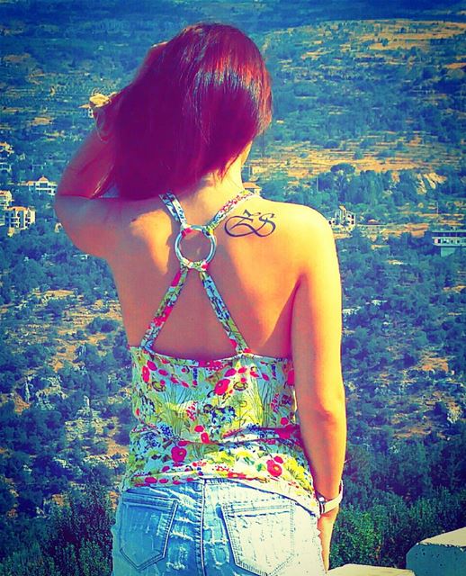 Because of you ❤ stephanie  zs  tattoo  lebanon  bekfaya  livelovelebanon... (Bekfeya, Mont-Liban, Lebanon)