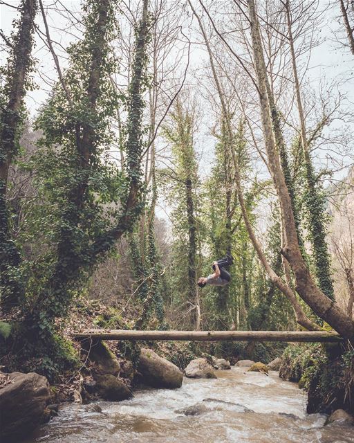 Because the greatest part of a road trip isn’t arriving at your... (Wadi Qannubin, Liban-Nord, Lebanon)