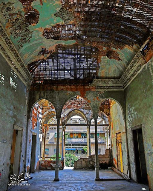 Bechara el-Khoury Abandoned Palace in Zokak el-Blat, Beirut, Lebanon. El-Kh