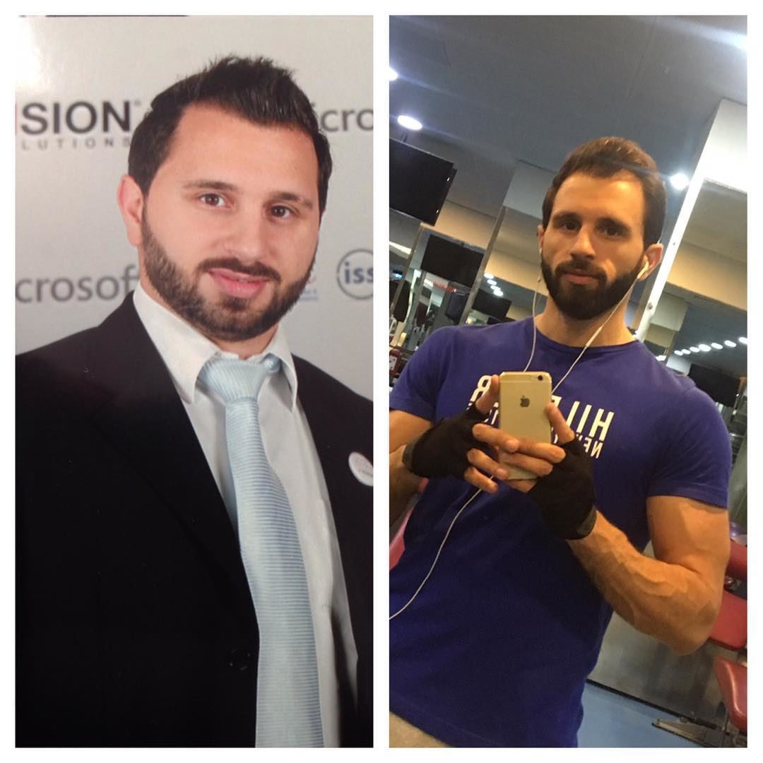Before and after 🙈 that's how we do it 💪!.. lebanon  beirut  gym ...