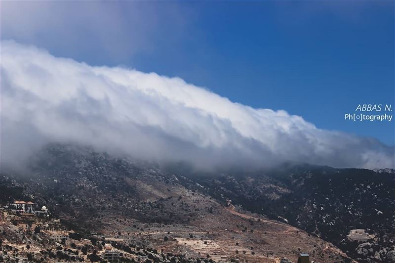 Behind the clouds 💙☁️ (South Governorate)
