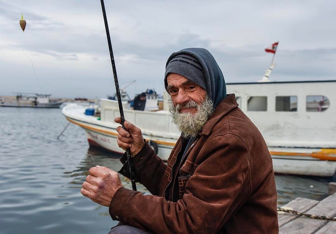 Behind the eyes a sea of blessings... shot in  tripoli  lebanon  fisherman...