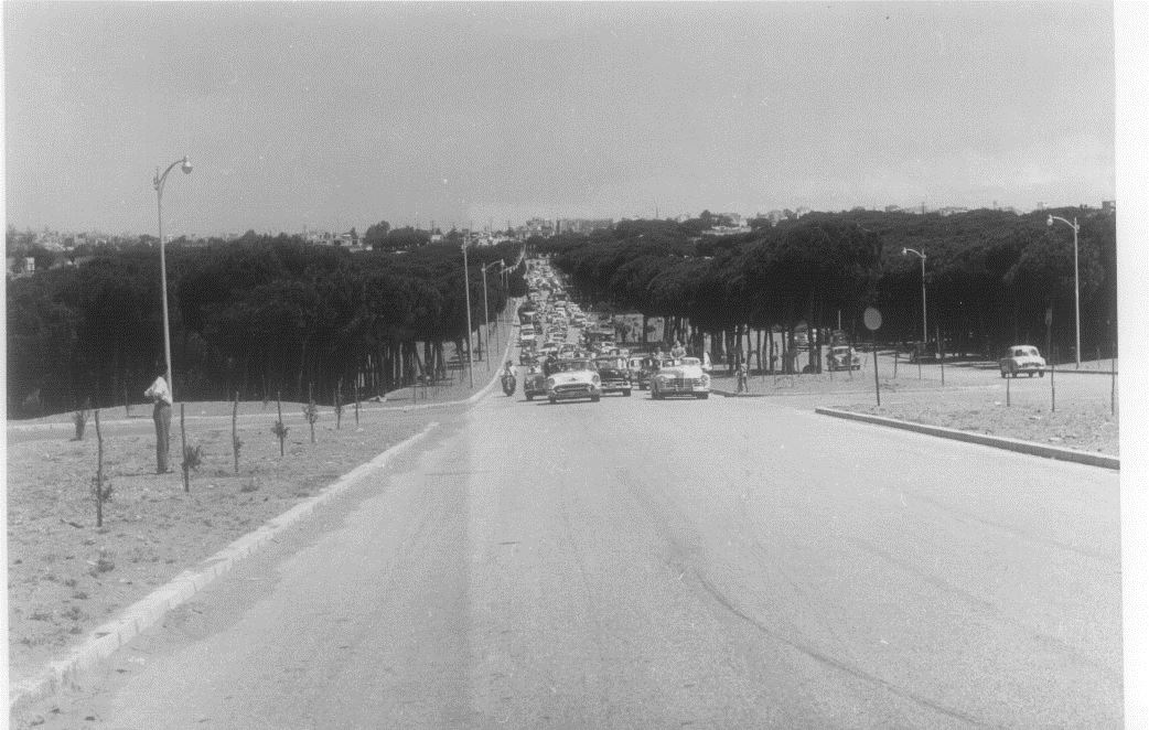 Beirut Airport Road  1958