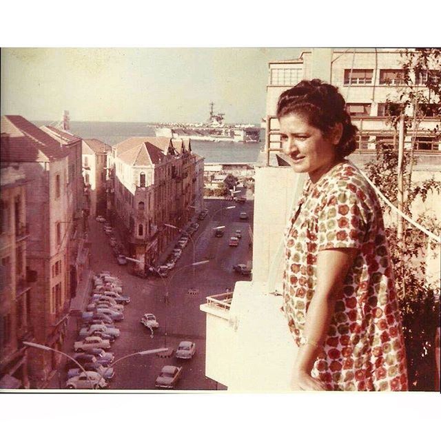 Beirut Allenby Street in 1965 .