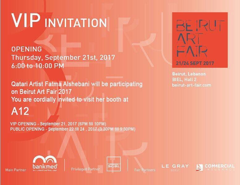 Beirut art fair Opining 21h September until 24th 2017 Biel _Hall 2Both... (Biel)