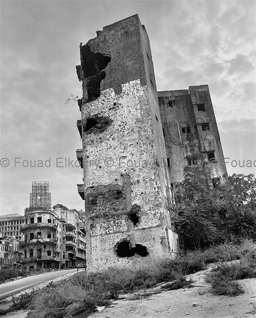 Beirut Bechara El Khoury Street 1991 .
