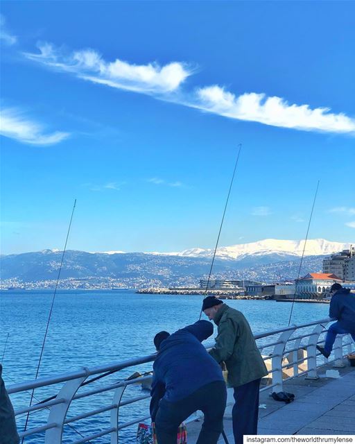 Beirut being pretty 🇱🇧  ShotOniPhone  apple  iphonex  sky  clouds  ski ... (Beirut, Lebanon)