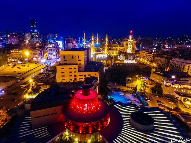 Beirut by drone. Hovering over 'indigo on the roof'@dronekoning  dji ...
