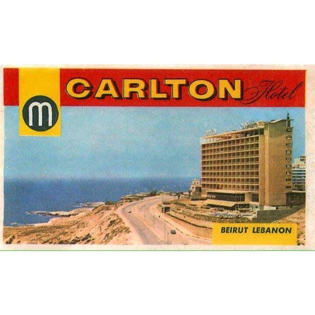 Beirut Carlton Hotel - 1965 .