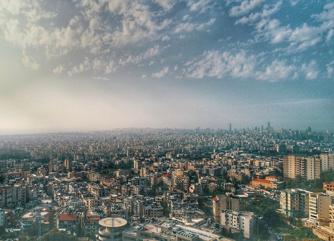 Beirut City from a @soukelakel drone perspective @uantonine ... (Souk el Akel)