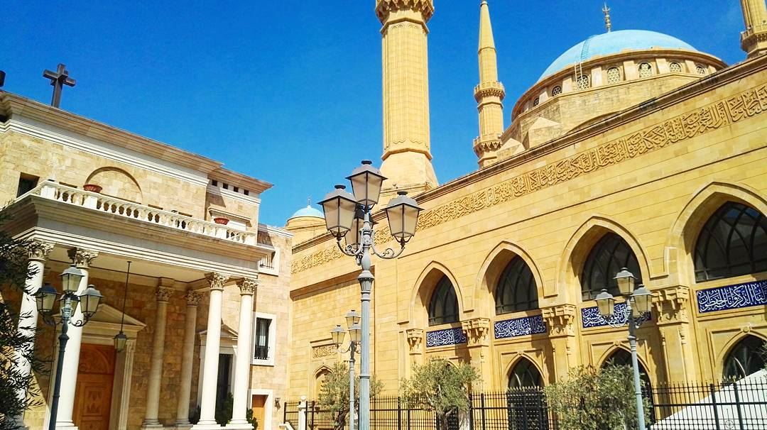  beirut  city  lebanon  lebanese  architecture  church  mosque  summer ... (Beirut, Lebanon)