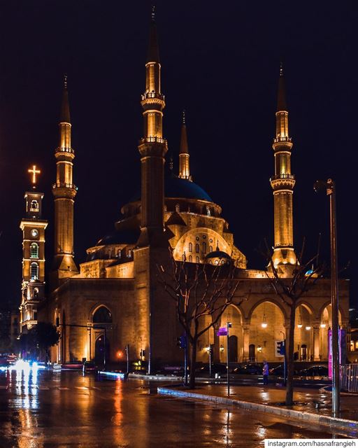  Beirut city lights of hope 💙💫________________________________________... (Beirut, Lebanon)