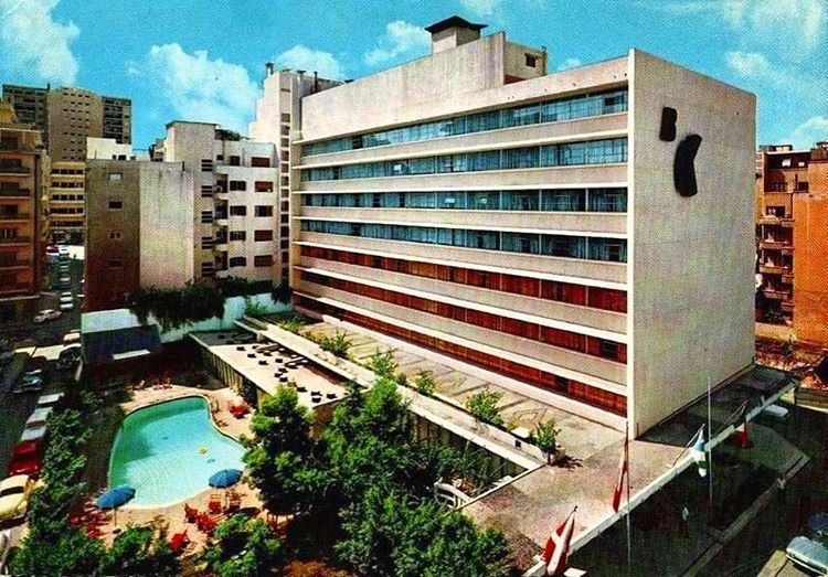 Beirut Commodore Hotel Hamra Street 1969