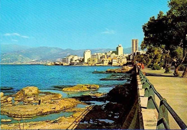 Beirut Corniche Ain Al-Mrayseh 1973